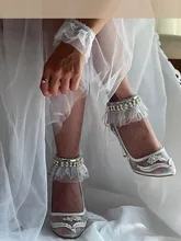 کفش عروس مدل آمیتیس به همراه پابند gallery2