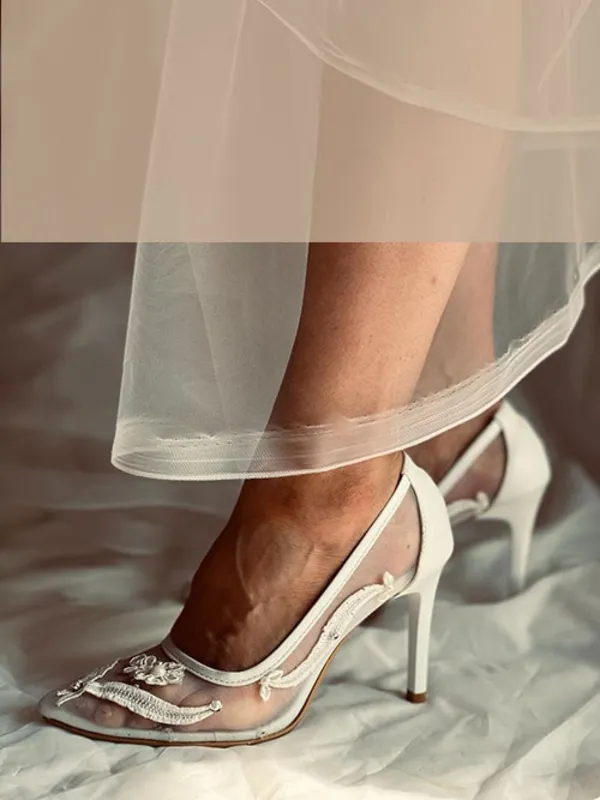کفش عروس مدل آمیتیس به همراه پابند gallery3