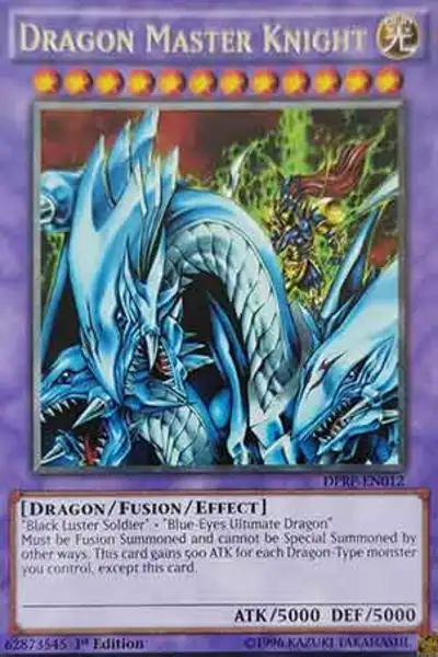 یک عدد کارت بازی اصلی(اورجینال) یوگی اوه Dragon Master Knight